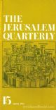 The Jerusalem Quarterly ; Number Fifteen, Spring 1980